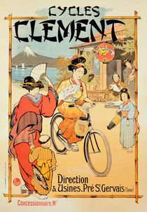 Poster advertising 'Cycles Clement' von French School