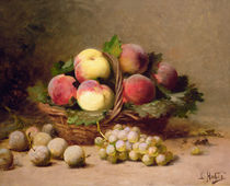 Still life of fruit by Leon-Charles Huber