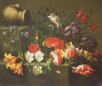 Flowers on a Ledge, 1665 by Juan de Arellano