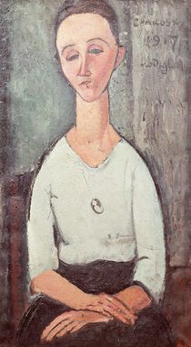 Portrait of Madame Chakowska by Amedeo Modigliani