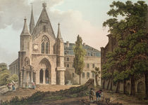 The College de Navarre in Paris by John Claude Nattes