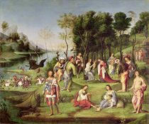 Allegory of the Court of Isabella d'Este 1504-06 von Lorenzo Costa