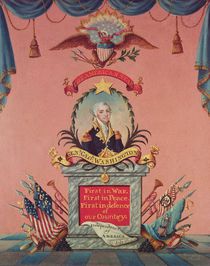 In Praise of George Washington by American School