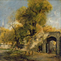 Harnham Gate, Salisbury, c.1820-21 by John Constable
