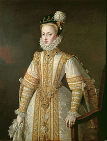 Anne of Austria Queen of Spain by Alonso Sanchez Coello
