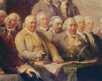Drafting the Declaration of Independence von John Trumbull