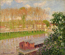 Sunset at Moret-sur-Loing, 1901 by Camille Pissarro