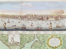 View of Lisbon, 1755 by English School