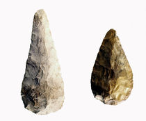 Two blades, from Saint-Acheul by Paleolithic