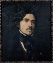 Eugene Delacroix 1840 von Charles Emile Callande de Champmartin
