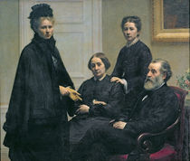 The Dubourg Family, 1878 by Ignace Henri Jean Fantin-Latour
