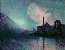 Couillet by Night, 1896 by Maximilien Luce