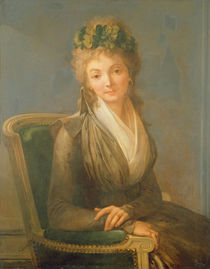 Portrait presumed to be Lucile Desmoulins 1794 by Louis Leopold Boilly