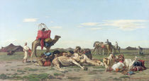 Nomads in the Desert, 1861 by Georges Washington