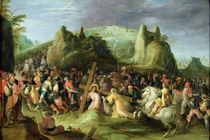 Christ on the Road to Calvary von Frans II the Younger Francken