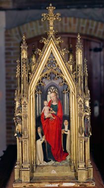 Virgin and Child, reverse of the Reliquary of St. Ursula by Hans Memling