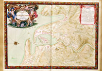 Ms 988 volume 3 fol.31 Map of Concarneau by Sebastien Le Prestre de Vauban