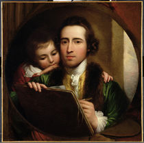 The Artist and his son Raphael by Benjamin West