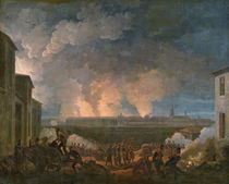 The Bombardment of Vienna by the French Army by Baron Louis Albert Bacler d'Albe
