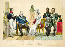 Louis XVIII and his Family von French School