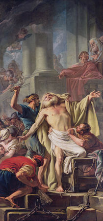The Flagellation of St. Andrew by Jean Baptiste Deshays de Colleville