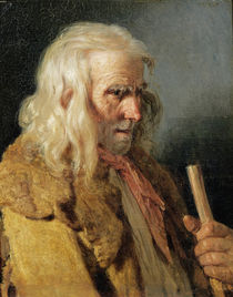 Portrait of a Breton Peasant by Jean-Jacques Francois Monanteuil