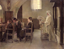 The Eve of the First Communion von Henri Alphonse Louis Laurent-Desrousseaux