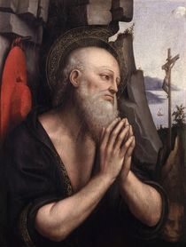 The Penitent St. Jerome by Giovanni Pedrini Giampietrino