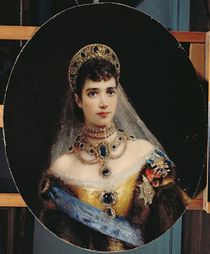 Portrait of Empress Maria Fyodorovna Dagmar of Denmark von Konstantin Egorovich Makovsky