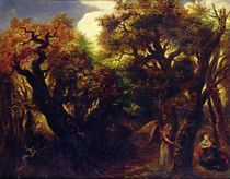 Wooded Landscape with Hagar and the Angel von Jan the Elder Lievens