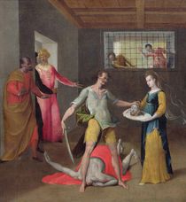 The Beheading of St. John the Baptist von Italian School