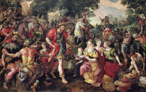 David and Abigail or Alexander and the Family of Darius by Maarten de Vos