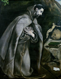 St. Francis of Assisi, 1580-95 von El Greco