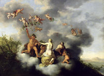 Ceres, Bacchus, Venus and Cupid by Cornelis van Poelenburgh
