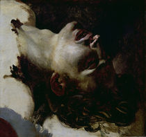 Head of a Dead Young Man, before 1819 by Theodore Gericault