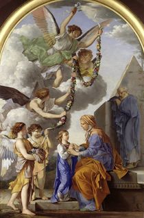 The Education of the Virgin von Laurent de La Hyre
