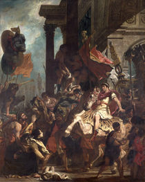 The Justice of Trajan 1840 by Ferdinand Victor Eugene Delacroix
