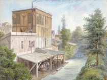 The Bievre at Gentilly, 1865 by Isodore Laurent Deroy