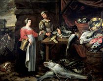 The Fishmonger by Alexander van Adriaenssen