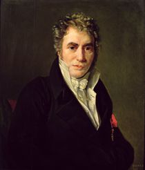 Jacques Louis David 1817 by Francois Joseph Navez