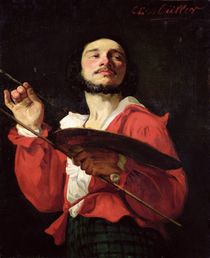 Self Portrait by Charles Louis Lucien Muller