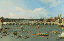 Westminster Bridge, London by Canaletto