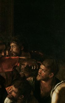 Resurrection of Lazarus by Michelangelo Merisi da Caravaggio