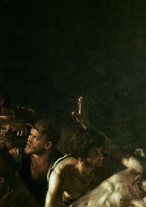 Resurrection of Lazarus by Michelangelo Merisi da Caravaggio