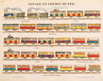 Rail Travel in 1845 von French School