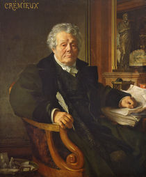 Adolphe Cremieux, 1878 von Jean Jules Antoine Lecomte du Nouy