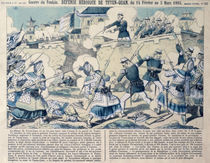 Defence of Tuyen Quang, 14th February 1885 by French School