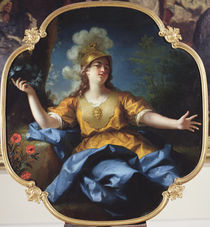 Portrait of a Woman as Minerva von Jean Raoux