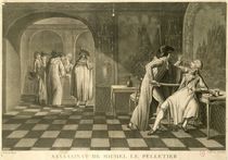 Assassination of Deputy Louis-Michel Le Peletier de Saint-Fargeau by Claude Louis Desrais