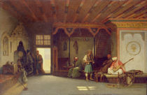 Interior of an Oriental Cafe von Charles Theodore Frere